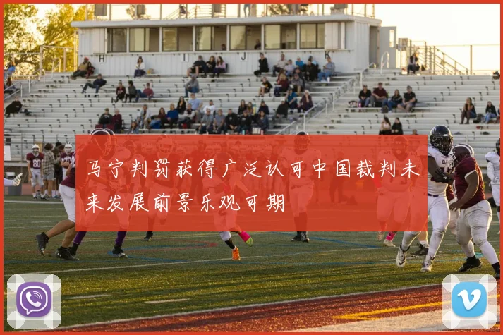 马宁判罚获得广泛认可中国裁判未来发展前景乐观可期